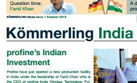 Koemmerling India News Summer 2013